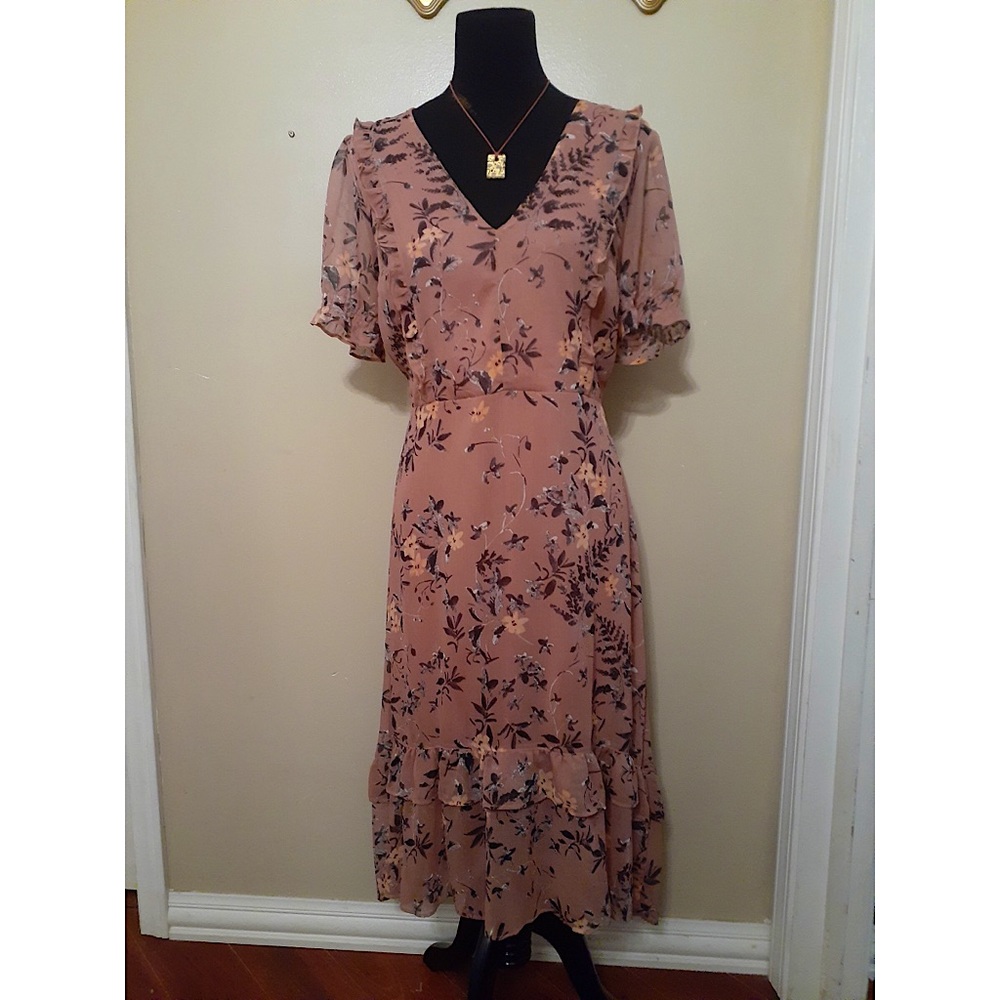 Express Floral Midi Dress